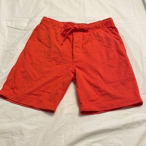 Mens Orange Grayer’s 100% cotton shorts